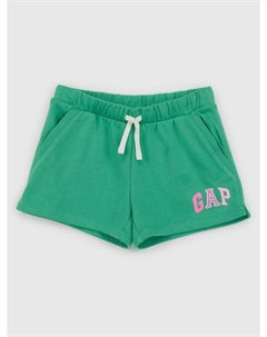 Детские шорты с логотипом, зеленый Gap