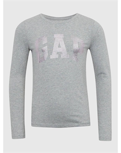 Детская футболка с логотипом, серый Gap