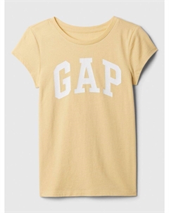 Детская футболка с логотипом, желтый Gap