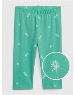 Органические леггинсы-капри, зеленый Gap