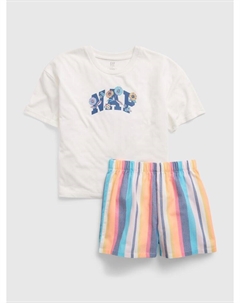 Детские короткие пижамы, мультиколор Gap