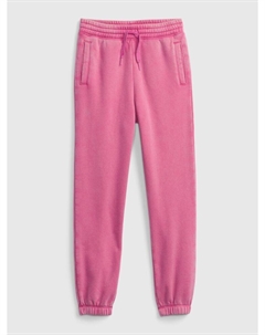 Детские флисовые спортивные штаны, розовый Gap