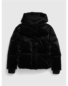 Детская стеганая куртка, черный Gap