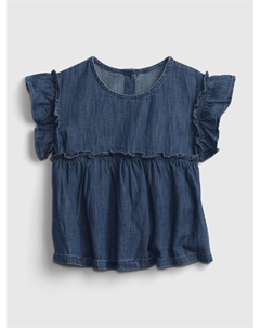 Джинсовый топ, синий Gap