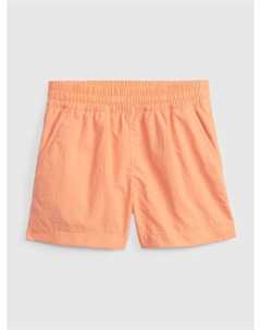 Шорты с эластичным поясом, оранжевый Gap