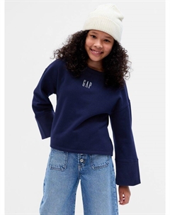 Детская толстовка с логотипом, синий Gap