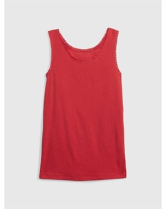 Детский топ с кружевом, красный Gap