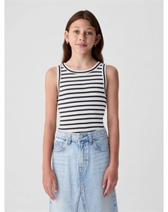 Детский топ в рубчик, синий Gap