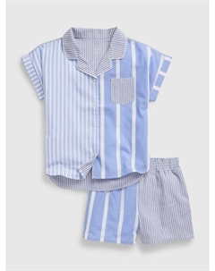 Детская полосатая пижама, синий Gap