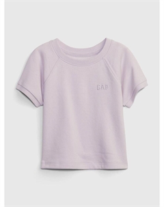 Укороченная футболка, фиолетовый Gap