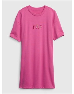 Детское платье с логотипом., розовый Gap