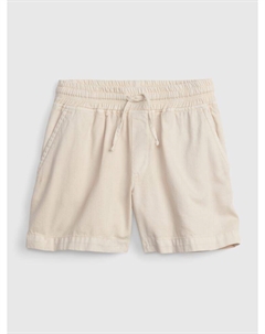 Детские шорты на резинке на талии., бежевый Gap