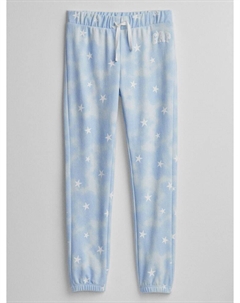 Детские спортивные штаны со звездами-логотипами, синий Gap