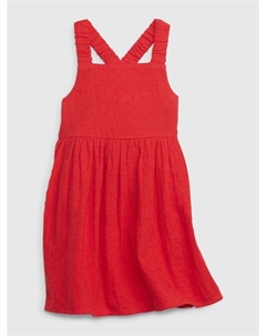 Муслиновое платье, красный Gap