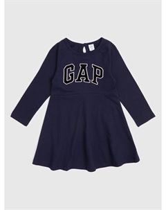 Платье с логотипом, черный Gap