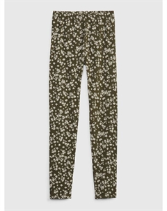 Детские леггинсы с рисунком, зеленый Gap