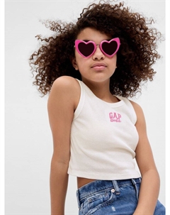 Детский кроп-топ, белый Gap