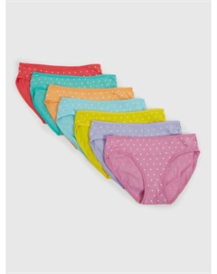 Детские трусики, 7 шт., мультиколор Gap