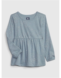 Узорчатый топ, синий Gap