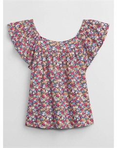 Детский топ с узором, мультиколор Gap
