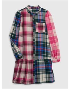 Детское клетчатое платье, мультиколор Gap