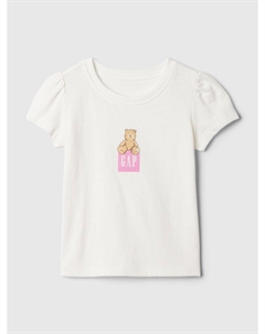 Футболка с логотипом, белый Gap