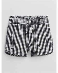 Детские клетчатые шорты, синий Gap