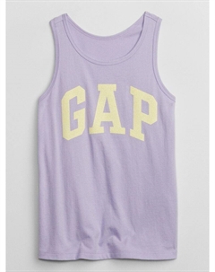 Детский топ с логотипом, фиолетовый Gap