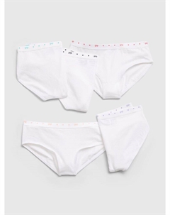 Детские трусики, 5 шт., белый Gap