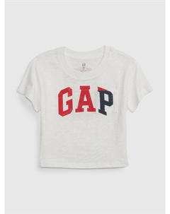 Футболка с логотипом, белый Gap