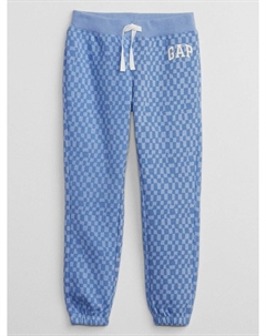 Детские спортивные штаны в клетку, синий Gap