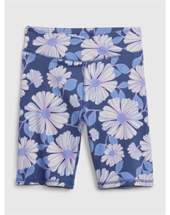 Детские шорты с цветочным принтом, синий Gap