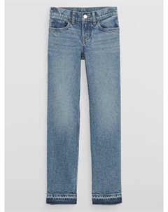 Детские прямые джинсы со средней посадкой., синий Gap