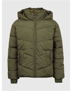 Детская зимняя куртка с капюшоном., зеленый Gap