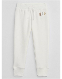 Спортивные штаны с логотипом, белый Gap