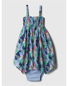 Узорчатое платье, мультиколор Gap