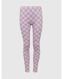 Детские органические леггинсы в шахматном порядке, розовый Gap
