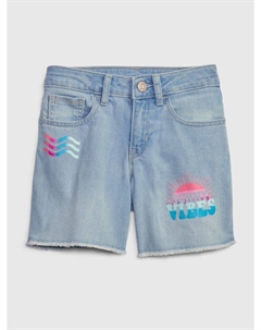 Детские джинсовые шорты vibes, синий Gap