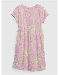 Детское хлопковое платье, розовый Gap