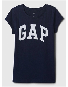 Детская хлопковая футболка, синий Gap