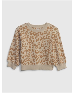 Свитер с узором, бежевый Gap