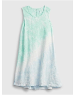 Детское платье-трапеция., зеленый Gap