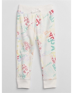 Спортивные штаны с логотипом, белый Gap