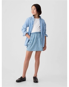 Детская джинсовая юбка карго, синий Gap