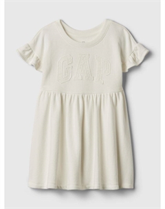 Платье с логотипом, белый Gap