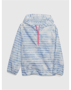 Детская куртка с капюшоном, синий Gap