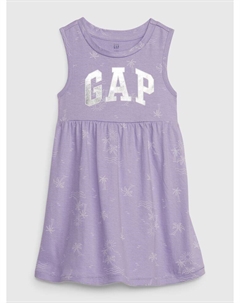 Платье с металлическим логотипом, фиолетовый Gap