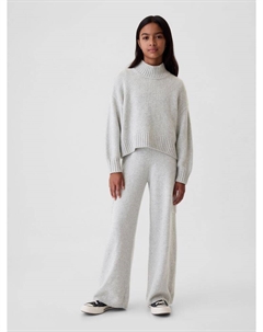 Детские брюки карго каше мягкой вязки, серый Gap