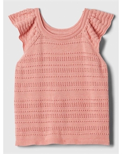 Детский топ крючком, розовый Gap