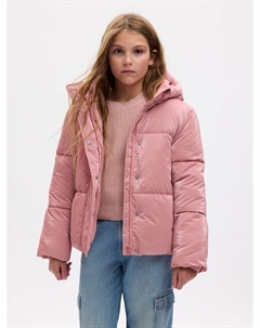 Детская стеганая куртка с капюшоном., розовый Gap